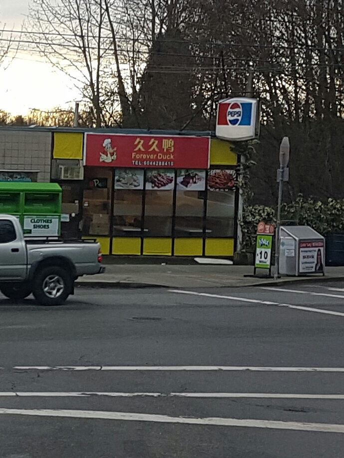 Forever Duck Restaurant | 5880 Marine Dr, Burnaby, BC V5J 0A9, Canada | Phone: (604) 262-3218