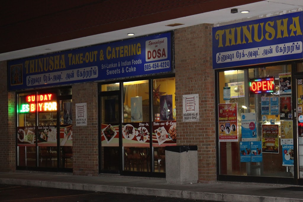 Thinusha Take Out And Catering | 107 Kennedy Rd S, Brampton, ON L6W 3G3, Canada | Phone: (905) 454-4224