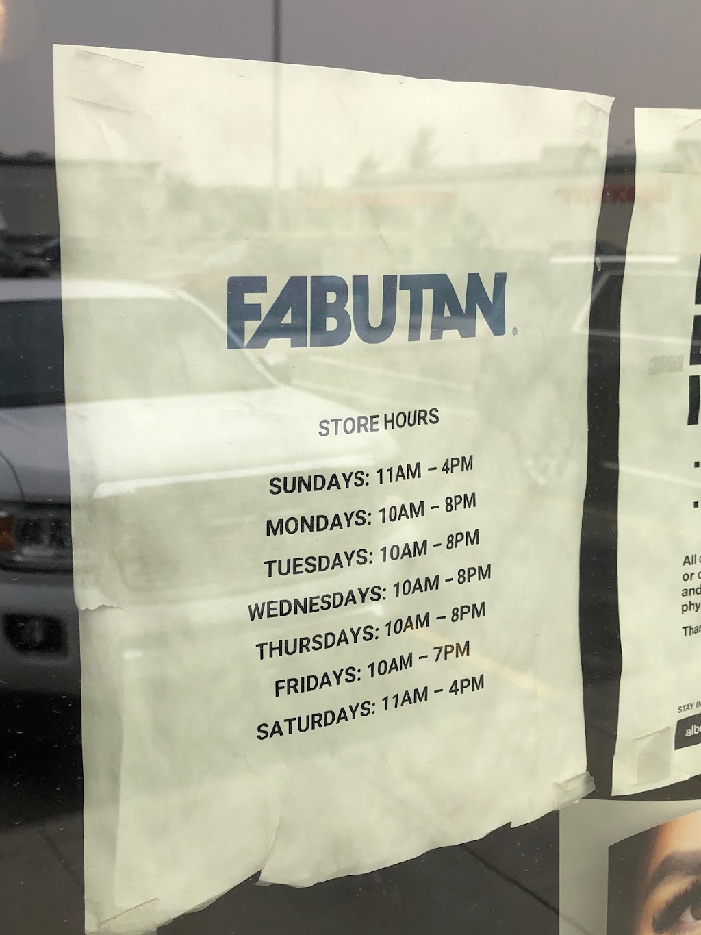 Fabutan | 27 Clearview Market Way #105, Red Deer, AB T4P 0M9, Canada | Phone: (403) 356-1362