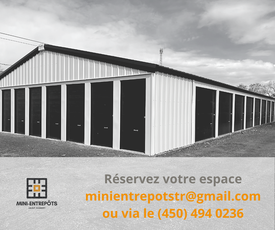 Mini-entrepôts Saint-Robert | 4126 Rte Marie Victorin, Saint-Robert, QC J0G 1S0, Canada | Phone: (450) 494-0236