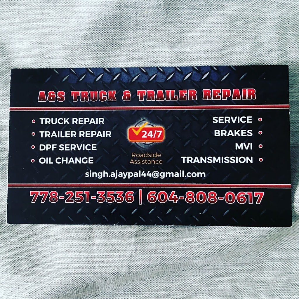 A & S Truck & Trailer Repair | 9631 120 St, Surrey, BC V3V 4C2, Canada | Phone: (604) 808-0617