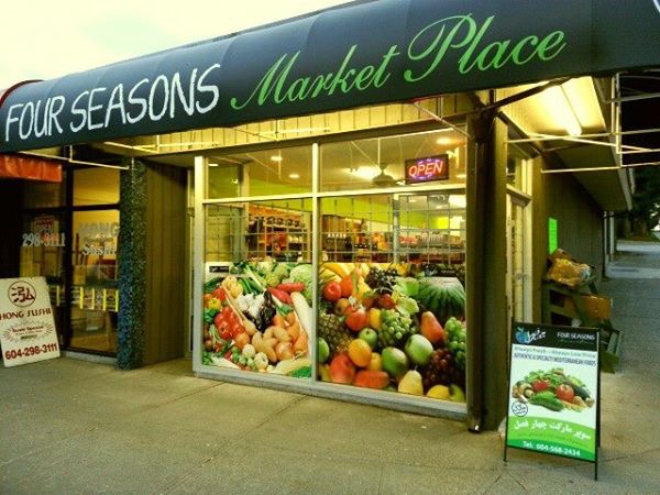 Four Seasons Market Ltd | 6630 Hastings St, Burnaby, BC V5B 1S3, Canada | Phone: (604) 568-2434