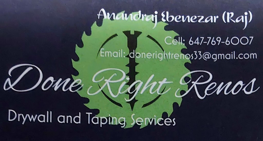 Done Right Renos | 110 Hollybrook Trail, Kitchener, ON N2R 0M7, Canada | Phone: (647) 769-6007
