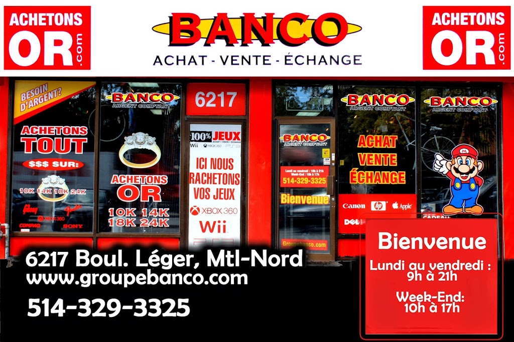 Banco Léger | 6217 Bd Léger, Montréal-Nord, QC H1G 6K8, Canada | Phone: (514) 329-3325