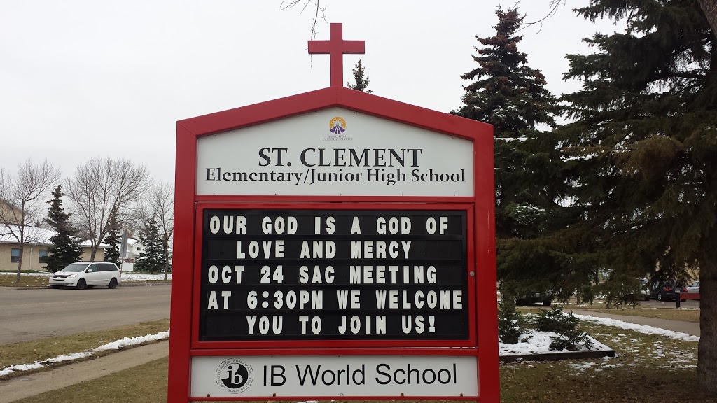 St. Clement Elementary/Junior High School 7620 Mill Woods Rd S