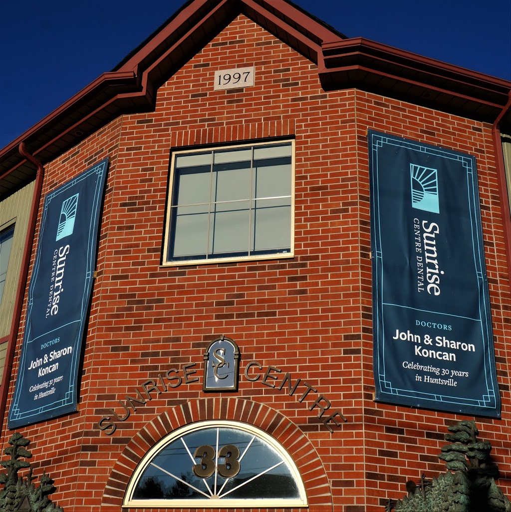 Sunrise Centre Dental - Drs. John and Sharon Koncan | 33 King William St #201, Huntsville, ON P1H 2L4, Canada | Phone: (705) 789-2369