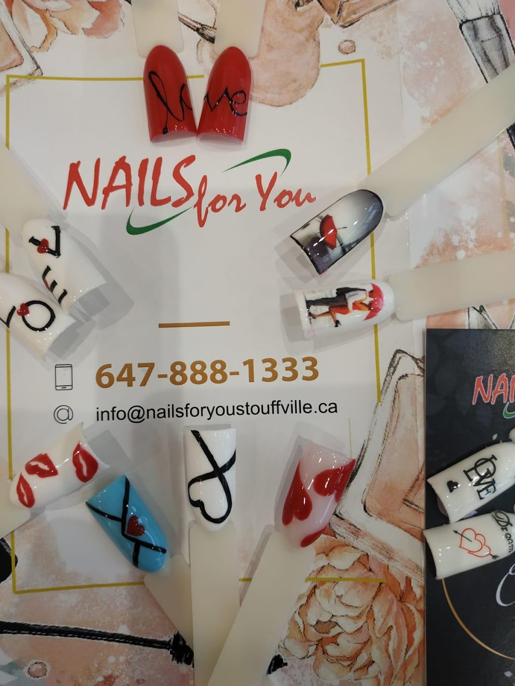 Nails For You Stouffville | 5779 Main Street Building D, #106, Whitchurch-Stouffville, ON L4A 4R2, Canada | Phone: (647) 888-1333