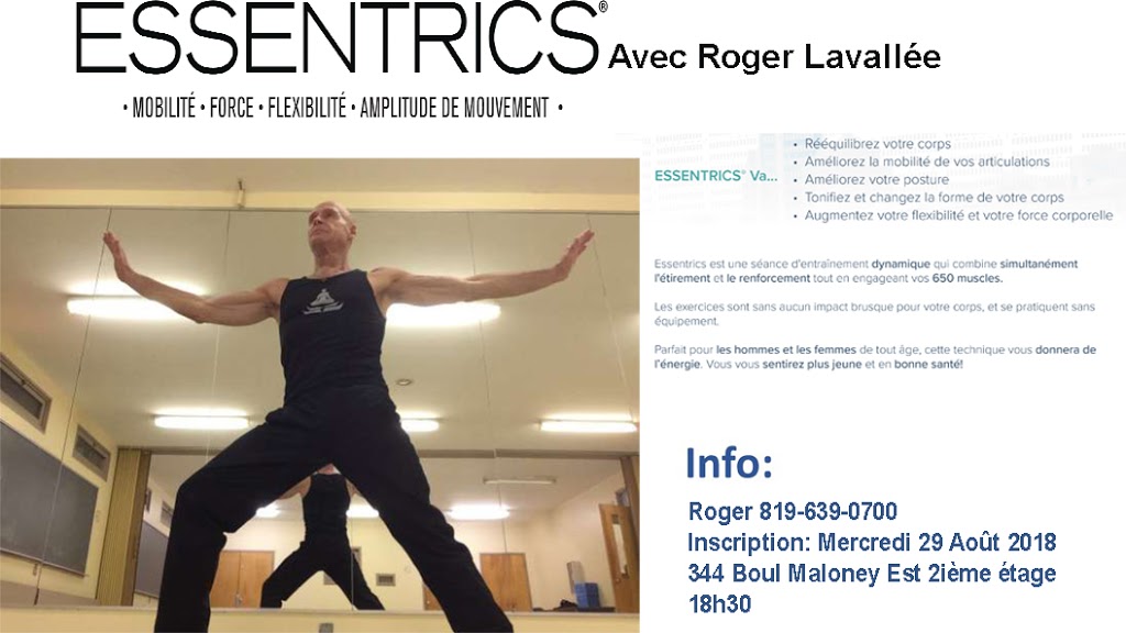 Essentrics Avec - Roger Lavallée | 59 Rue du Coteau #4, Gatineau, QC J8R 2V6, Canada | Phone: (819) 639-0700