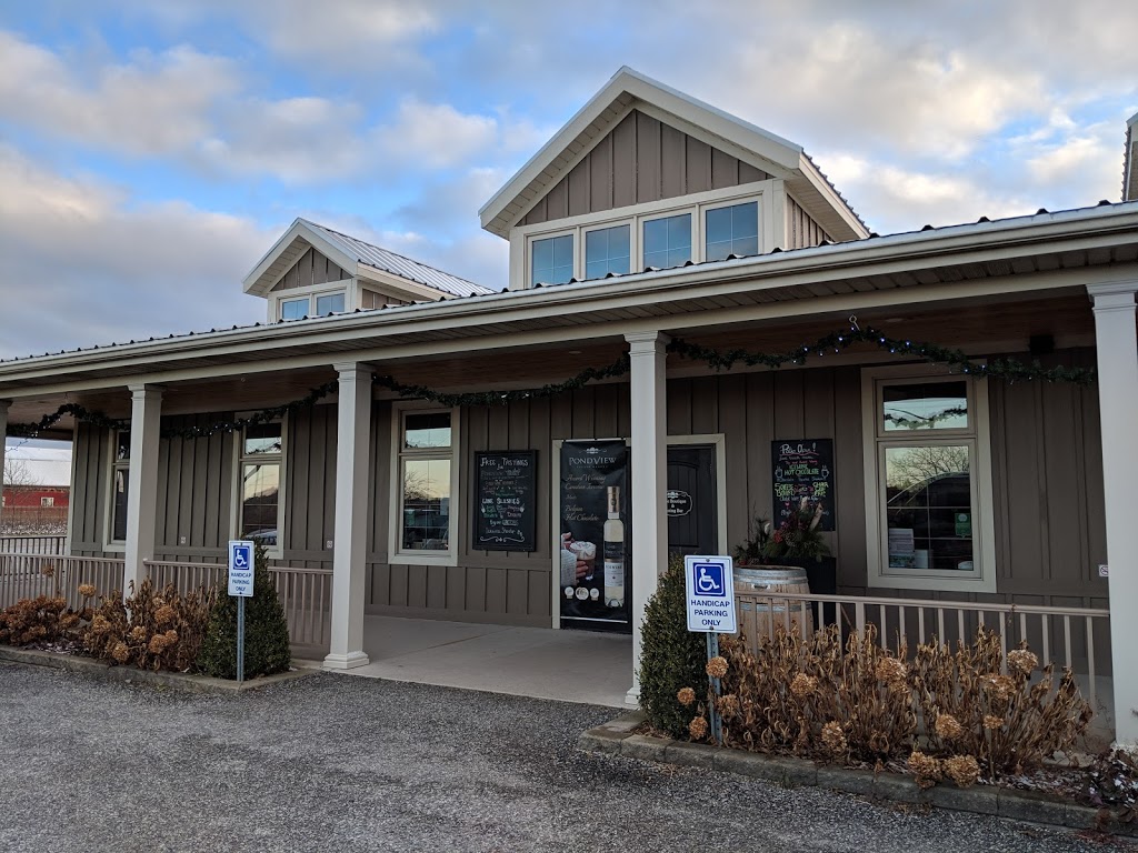 PondView Estate Winery | 925 Line 2 Rd, Niagara-on-the-Lake, ON L0S 1J0, Canada | Phone: (905) 468-0777