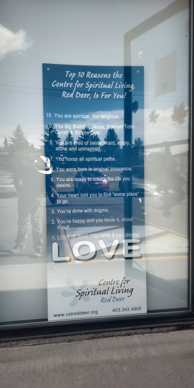Centre For Spiritual Living | 3-6315 Horn St, Red Deer, AB T4N 6H5, Canada | Phone: (403) 342-4905