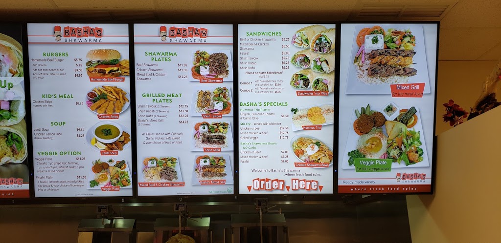 Bashas Shawarma | 500 Manning Rd, Windsor, ON N8N 5H3, Canada | Phone: (519) 968-3536