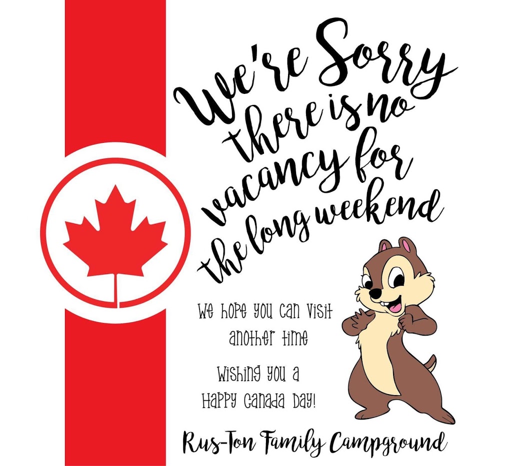 Rus-Ton Family Campground | 9787 Lakeshore Rd, Grand Bend, ON N0M 1T0, Canada | Phone: (519) 243-2424