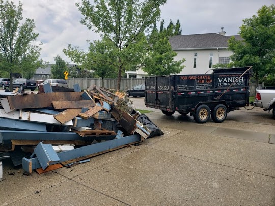 Vanish Junk Removal & Bin rentals | 16828 65 St NW, Edmonton, AB T5Y 3W6, Canada | Phone: (780) 660-4663