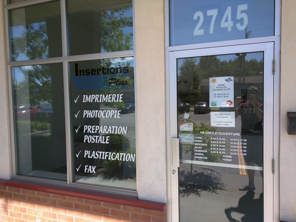 Insertions Plus | 2745 Boulevard Thibeau, Trois-Rivières, QC G8T 1G1, Canada | Phone: (819) 375-1271