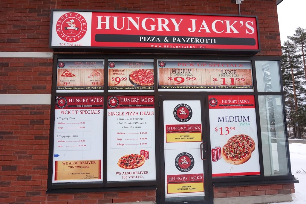 Hungry Jacks Pizza | 174 Prince William Way, Barrie, ON L4M 0E5, Canada | Phone: (705) 728-4441