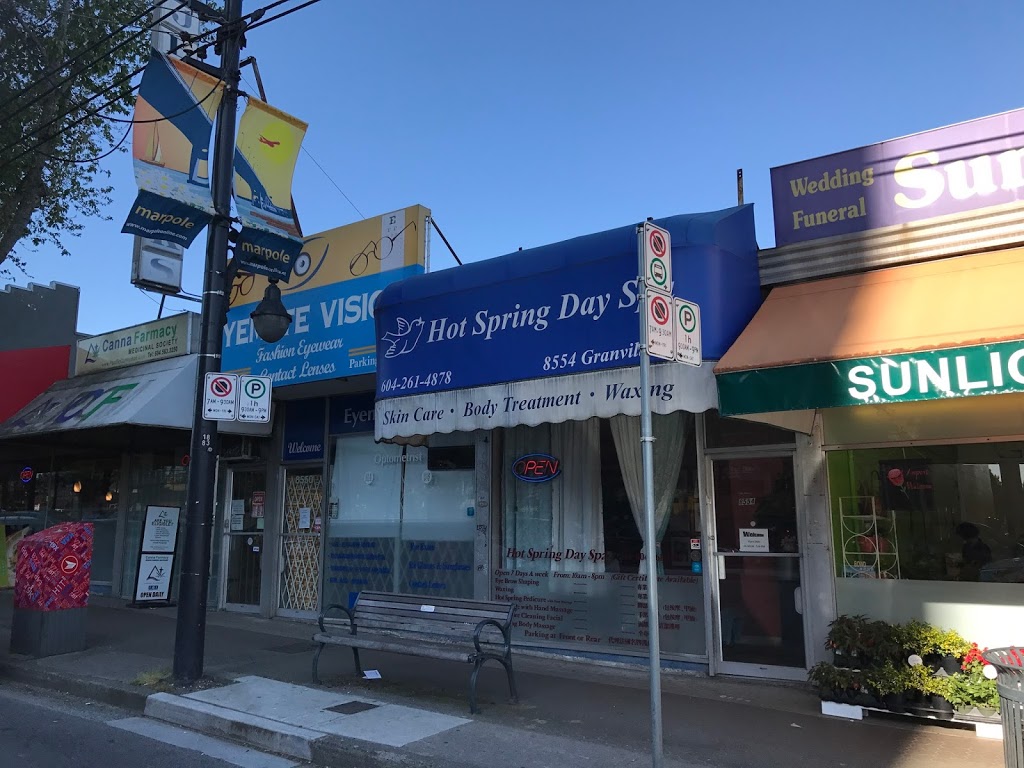 Hot Spring Day Spa | 8554 Granville St, Vancouver, BC V6P 4Z7, Canada | Phone: (604) 261-4878