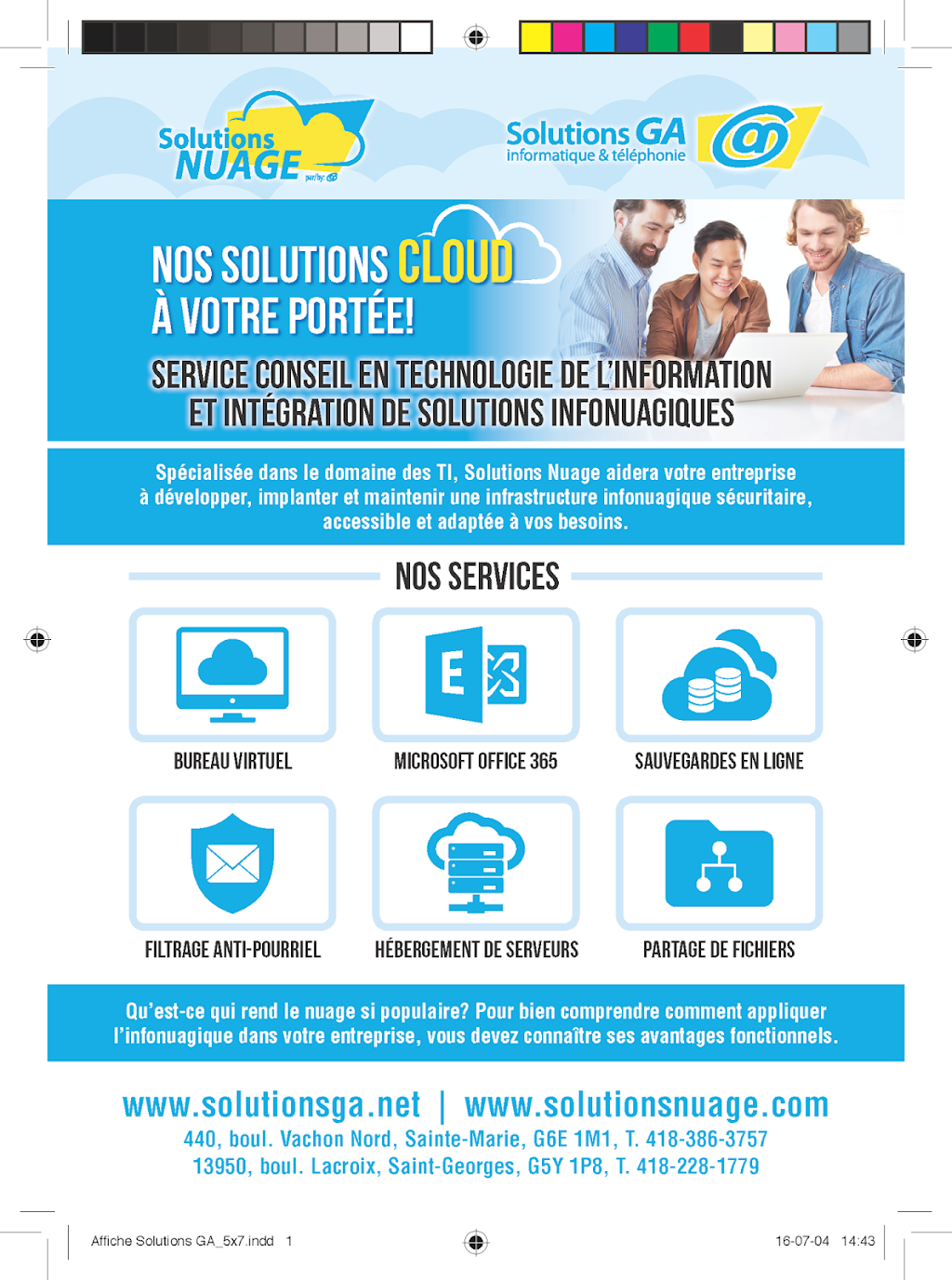 Solutions GA | 440 Boulevard Vachon N, Sainte-Marie, QC G6E 1M1, Canada | Phone: (418) 386-3757