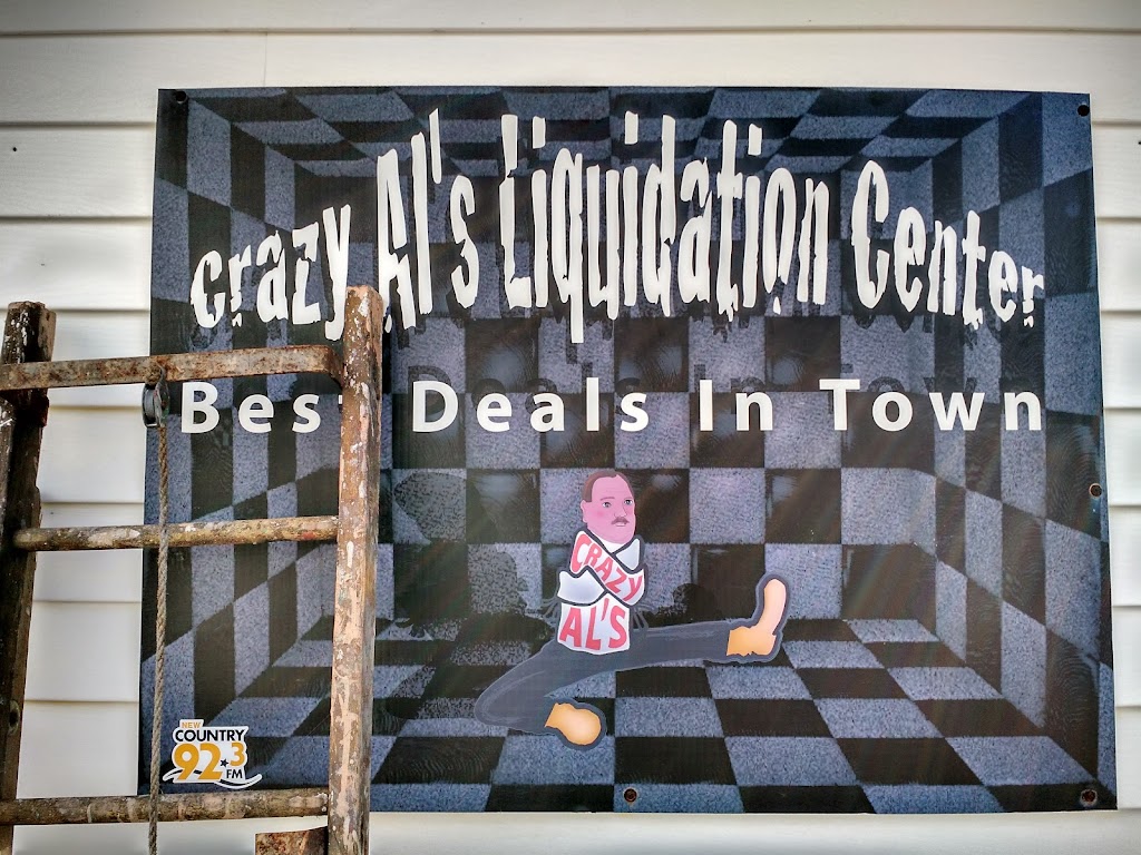Crazy Als Liquidation Centre | 5664 NB-10, Hardwood Ridge, NB E4A 1A4, Canada | Phone: (506) 326-9005