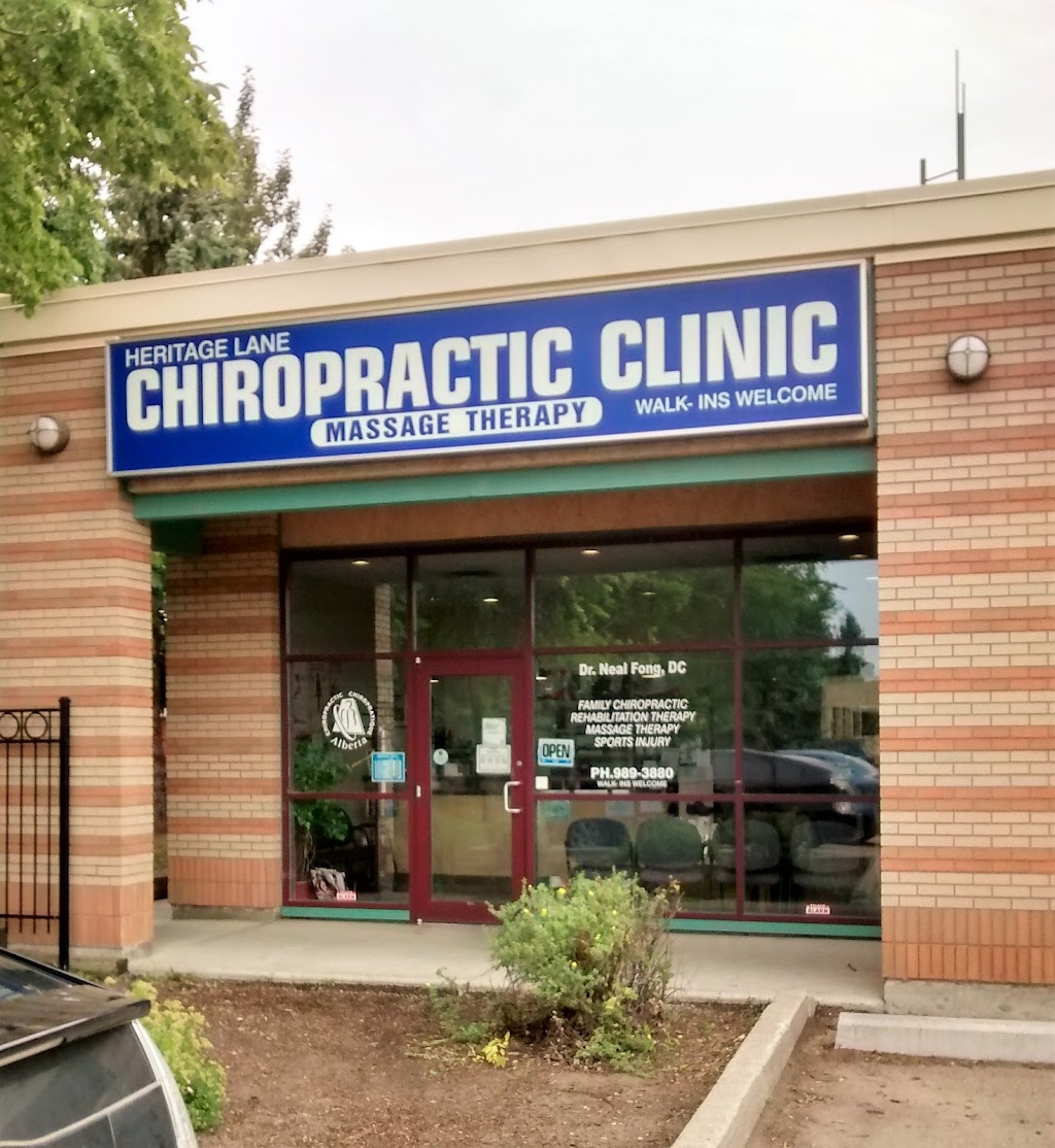 Heritage Lane Chiropractic | 10815 23 Ave NW, Edmonton, AB T6J 7B5, Canada | Phone: (780) 989-3880