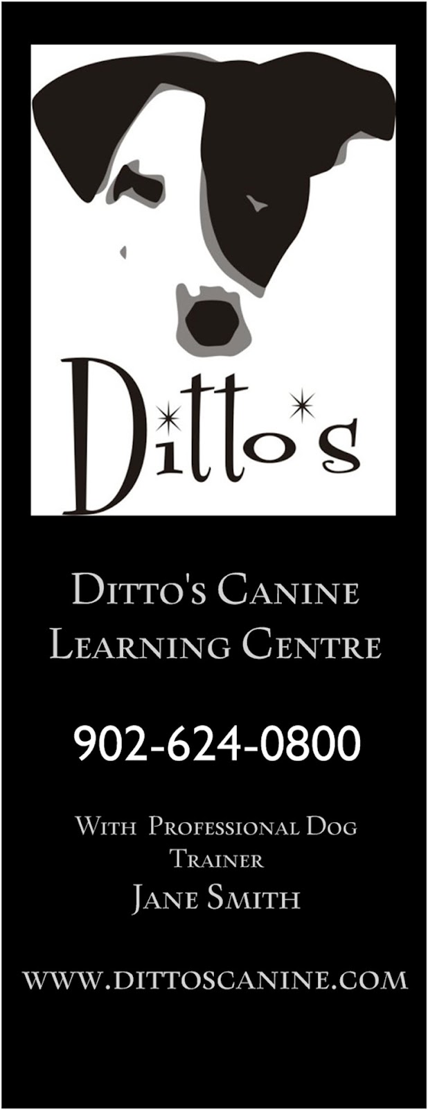 Dittos Canine Learning Centre | 45 School St, Mahone Bay, NS B0J 2E0, Canada | Phone: (902) 624-0800