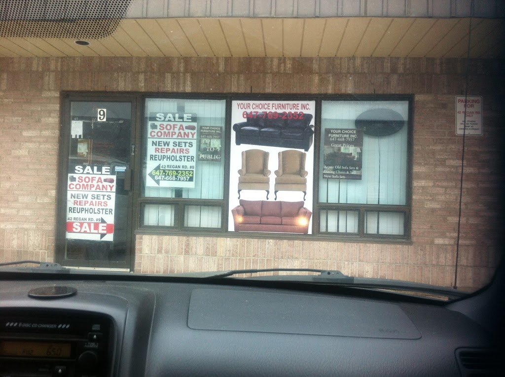 Your Choice Furniture Inc Sofa Company | 42 Regan Rd #9, Brampton, ON L7A 1B4, Canada | Phone: (647) 769-2352