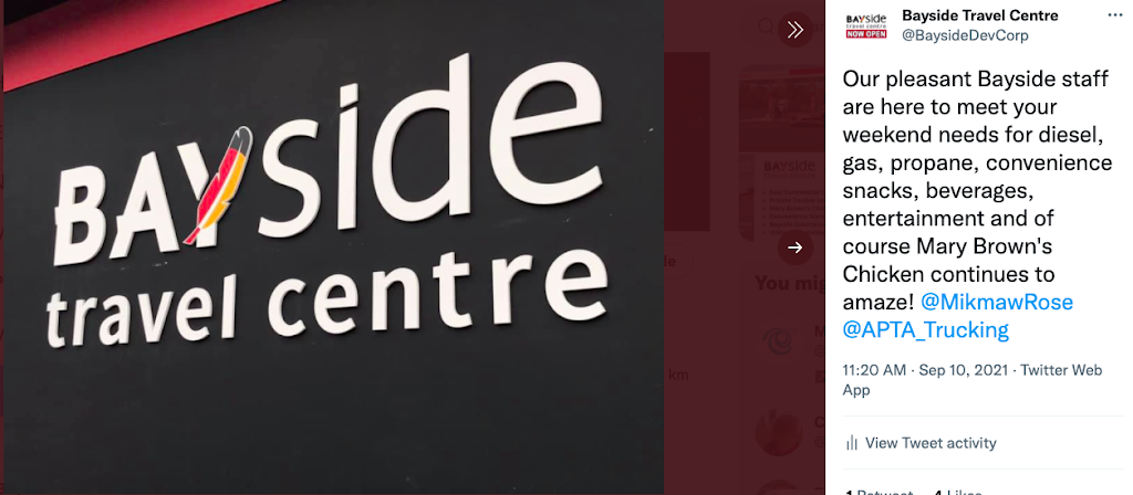 Bayside Travel Centre | 86 Bayside Rd, Afton Station, NS B0H 1A0, Canada | Phone: (902) 386-2391