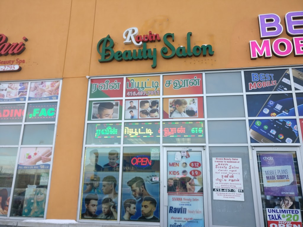 Ravin Beauty Salon | 3331 Markham Rd Unit # 118, Scarborough, ON M1X 0A8, Canada | Phone: (416) 497-7011