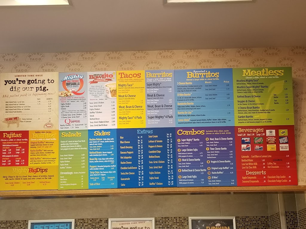 Mighty Taco | 1300 Sweet Home Rd, Amherst, NY 14228, USA | Phone: (716) 689-5785