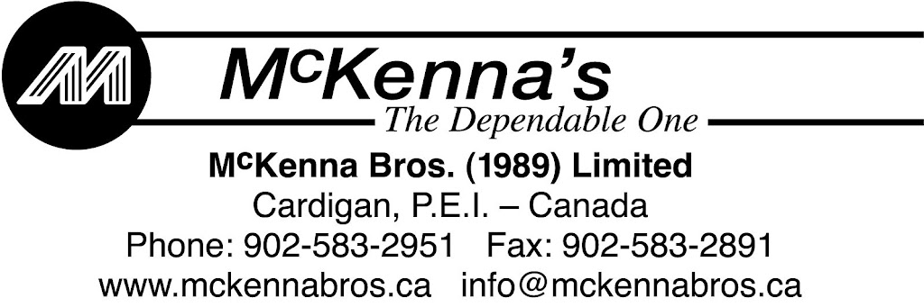 McKenna Bros. (1989) Limited | 4109 48 Rd, Cardigan, PE C0A 1G0, Canada | Phone: (902) 583-2951