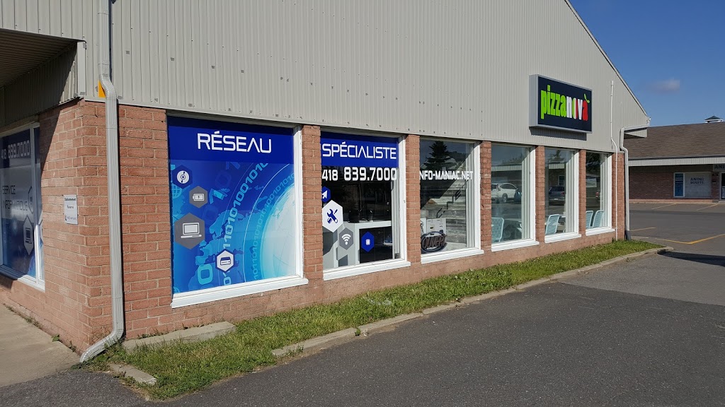 Info-Maniac | 848 Avenue Taniata local 116, Saint-Jean-Chrysostome, QC G6Z 2T6, Canada | Phone: (418) 839-7000