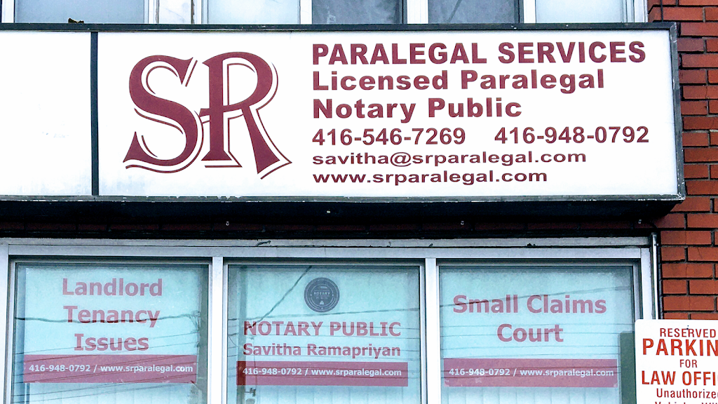 SR Paralegal Services | 392 Derrydale Dr, Mississauga, ON L5W 0E1, Canada | Phone: (416) 948-0792