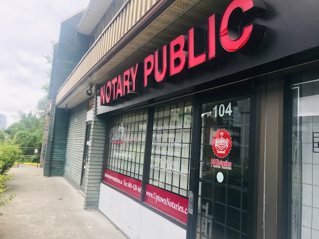 Uptown Notaries | 2849 North Rd #104, Burnaby, BC V3J 1R6, Canada | Phone: (604) 420-6671