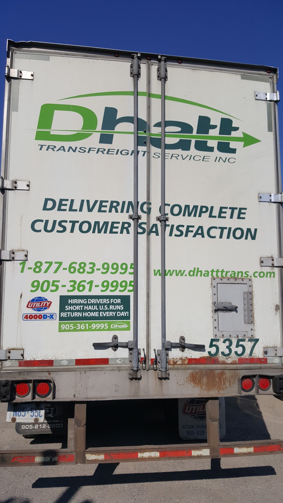 Dhatt Transfreight | 6550 Danville Rd, Mississauga, ON L5T 2S6, Canada | Phone: (905) 564-5700