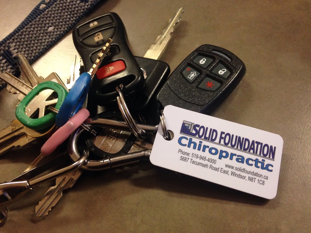 Solid Foundation Chiropractic | 5687 Tecumseh Rd E, Windsor, ON N8T 1C8, Canada | Phone: (519) 948-4000