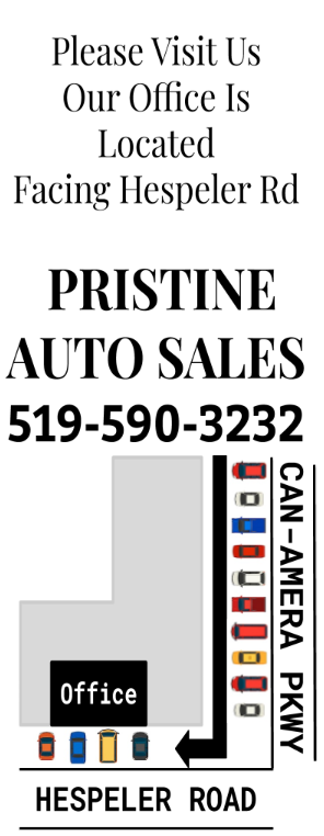 Pristine Auto Sales And Service | 261 Hespeler Rd, Cambridge, ON N1R 3H8, Canada | Phone: (519) 590-3232