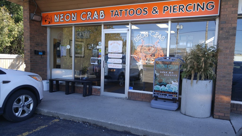 Neon Crab Tattoos & Piercing | 290 Barton St, Stoney Creek, ON L8E 2K6, Canada | Phone: (905) 930-8666
