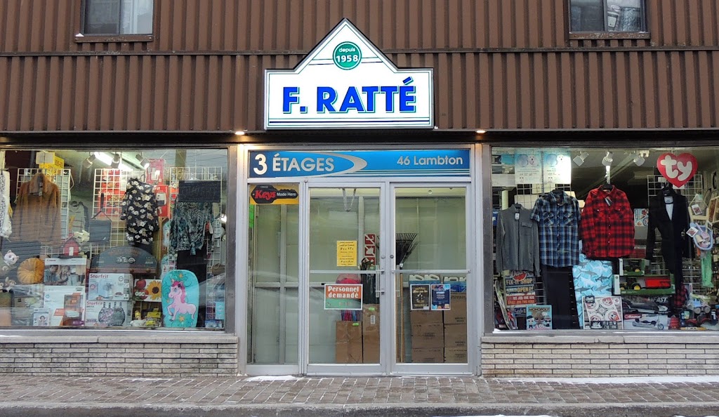 F. Ratte store | 46 Rue Lambton, Ormstown, QC J0S 1K0, Canada | Phone: (450) 829-2662