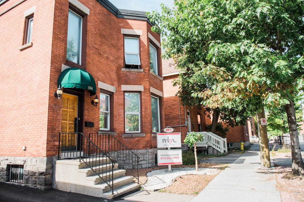 relax. Ottawa Massage Therapy | 504 Kent St, Ottawa, ON K2P 2B9, Canada | Phone: (613) 222-0465