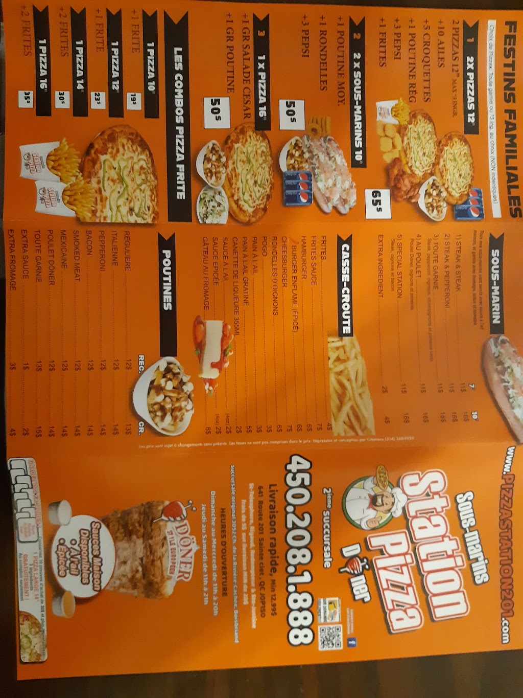 Station Pizza | 641 QC-201, Saint-Clet, QC J0P 1S0, Canada | Phone: (450) 208-1888