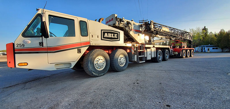 Able Crane Services Ltd | 21 Dawson Rd N, Winnipeg, MB R2J 0S6, Canada | Phone: (204) 237-4800