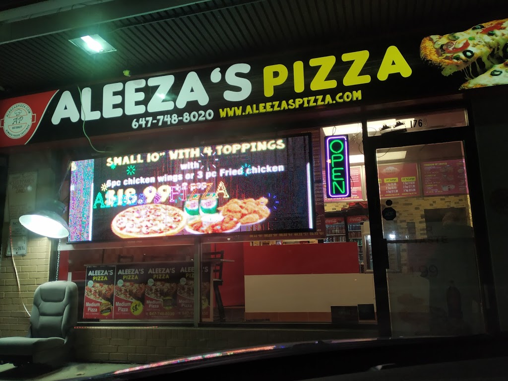 Aleezas Pizza | 1768 Weston Rd, Toronto, ON M9V 1A8, Canada | Phone: (647) 748-8020