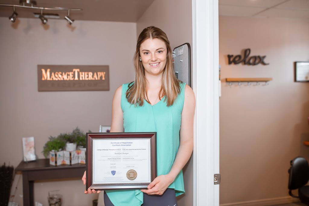 Madelyne Maingot, Registered Massage Therapist | 87 Main St E, Grimsby, ON L3M 1N6, Canada | Phone: (905) 745-3345