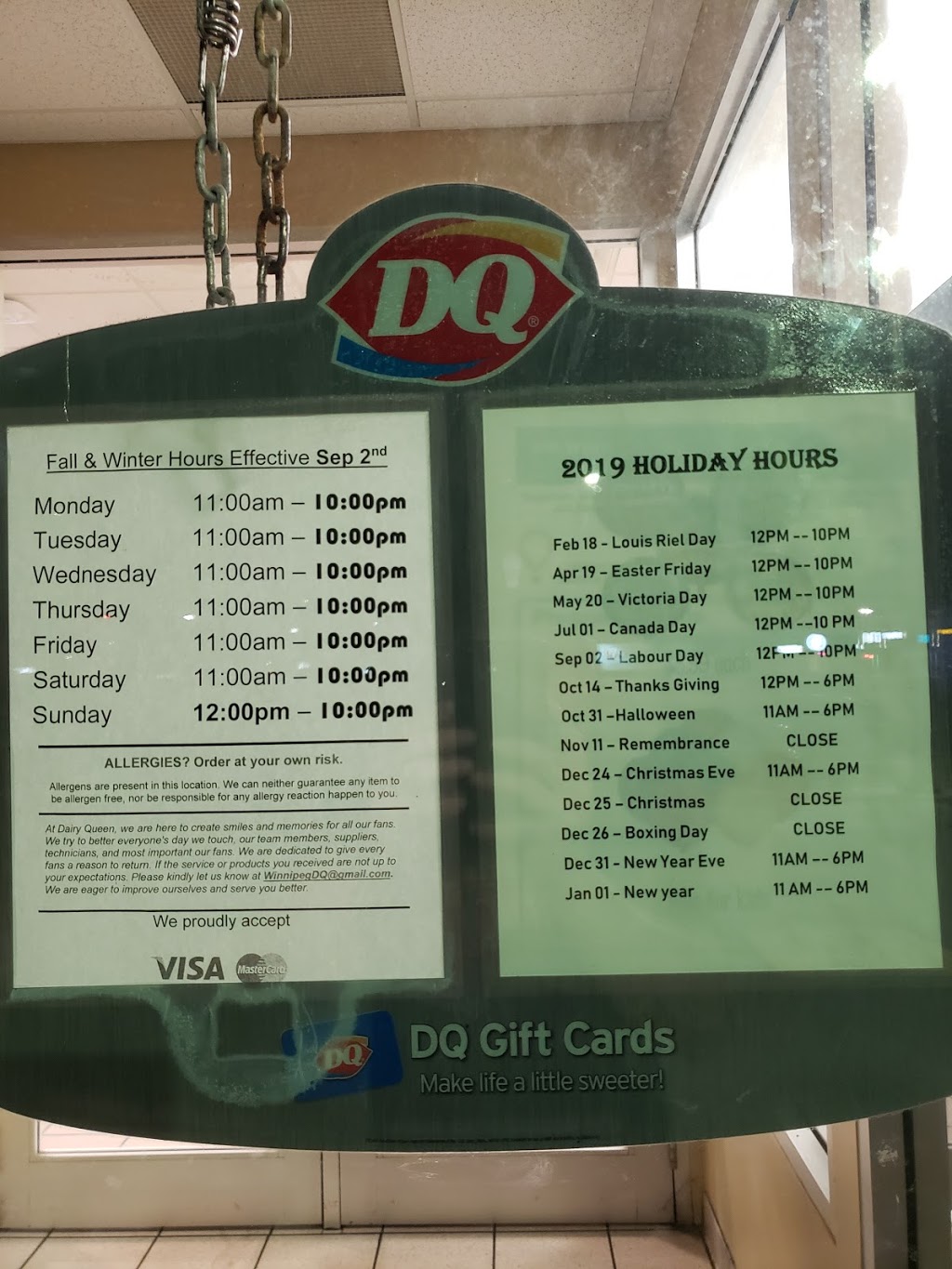 Dairy Queen | 165 Scurfield Blvd, Winnipeg, MB R3Y 1T5, Canada | Phone: (204) 487-2221