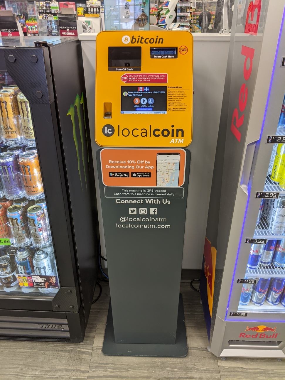 Localcoin Bitcoin ATM - Lakeview Reddi Mart | 9104 179 Ave NW, Edmonton, AB T5Z 2K9, Canada | Phone: (877) 412-2646