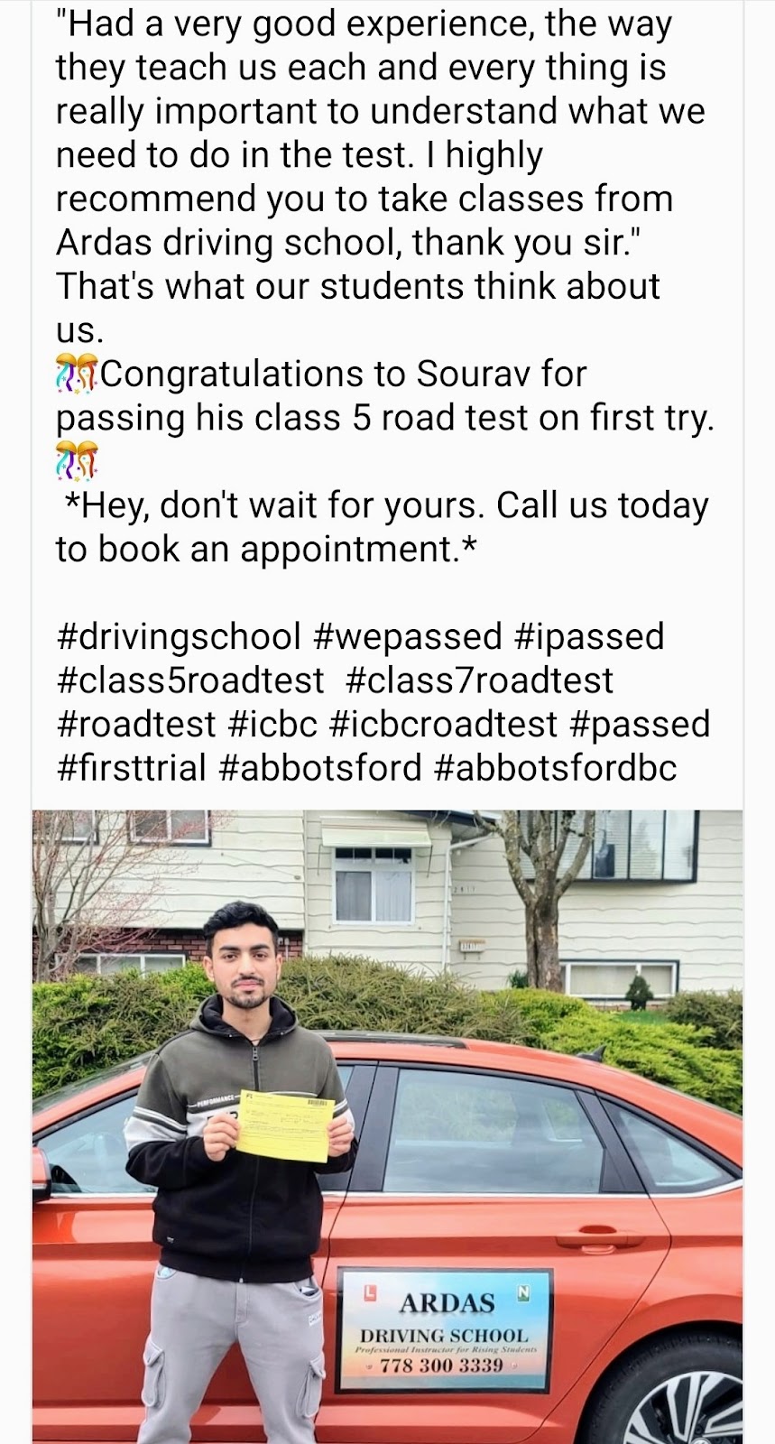 Class 5/7 Driving School | 2830 Bourquin Crescent W, Abbotsford, BC V2S 5N8, Canada | Phone: (778) 300-3339