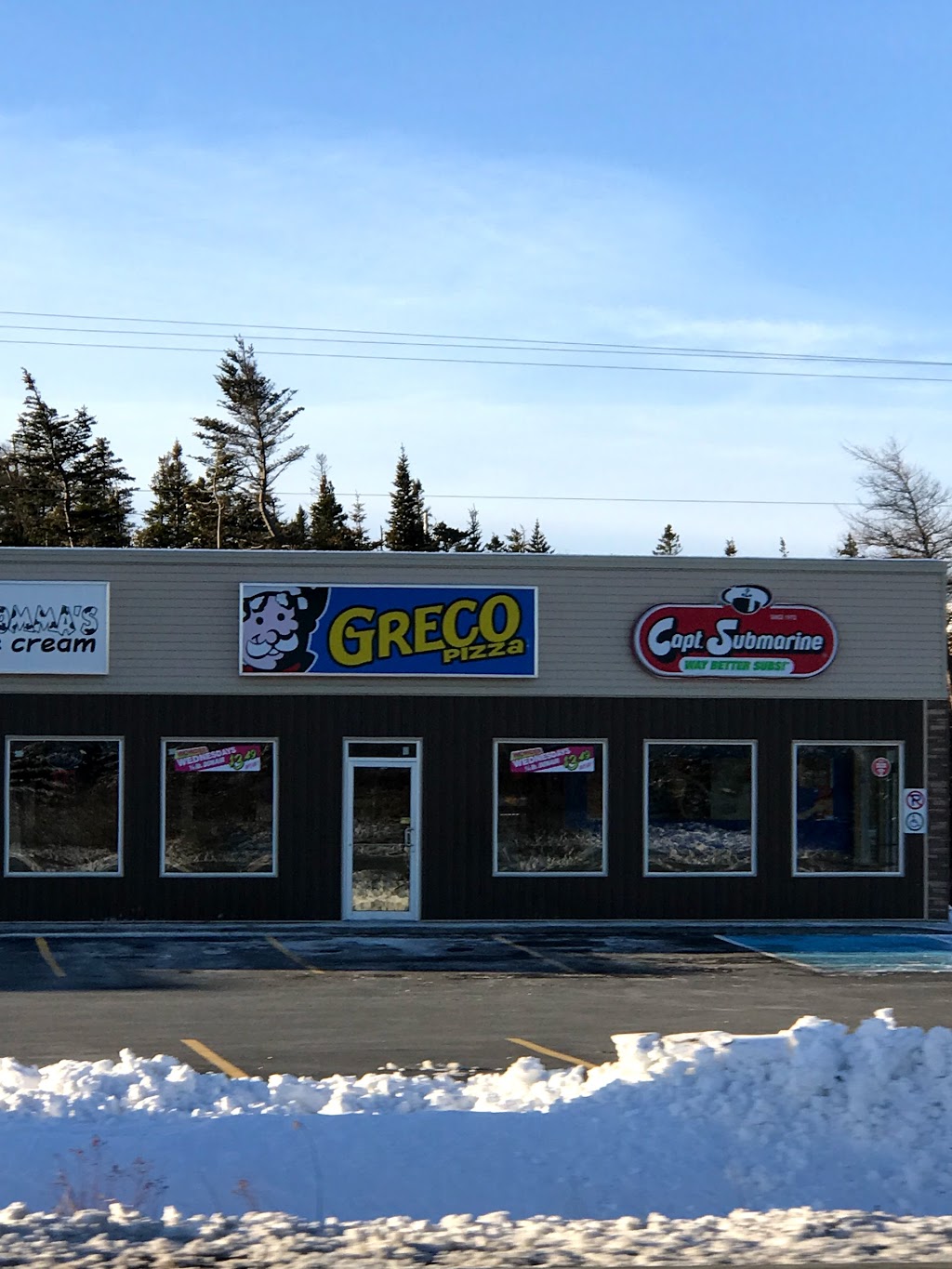 Greco Pizza | 83 Trans-Canada Hwy, Colinet, NL A0B 1M0, Canada | Phone: (709) 759-3388
