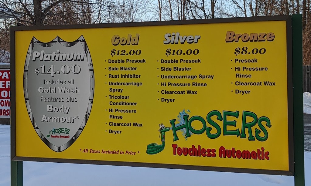 Hosers Car Wash Ltd. | 31 Millennium Pkwy, Belleville, ON K8N 4Z5, Canada | Phone: (613) 962-5391