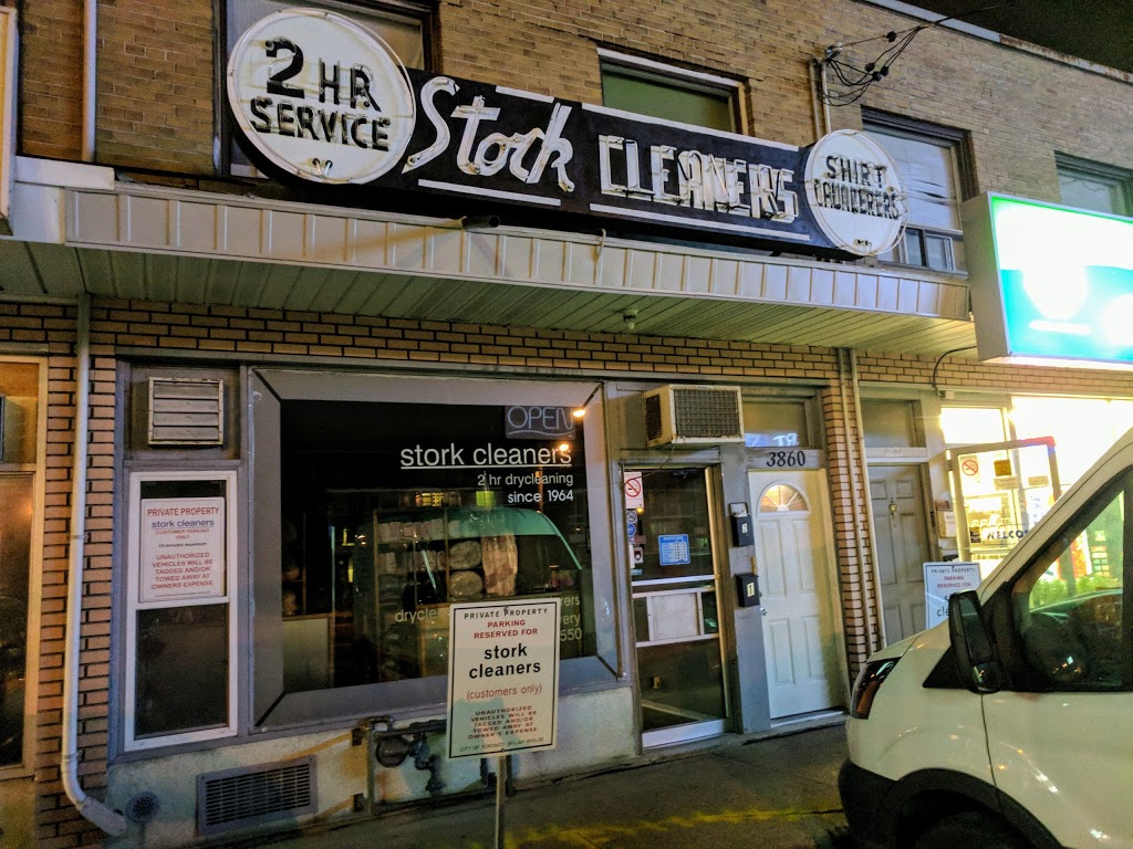 Stork Dry Cleaners | 3860 Bathurst St, North York, ON M3H 3N3, Canada | Phone: (416) 635-0550