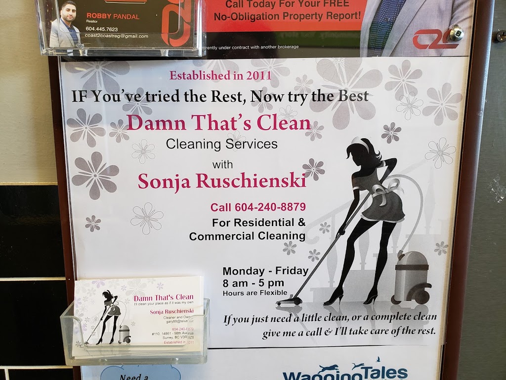 Damn Thats Clean cleaning servive | 14861 98 Ave unit 110, Surrey, BC V3R 9Z8, Canada | Phone: (604) 240-8879