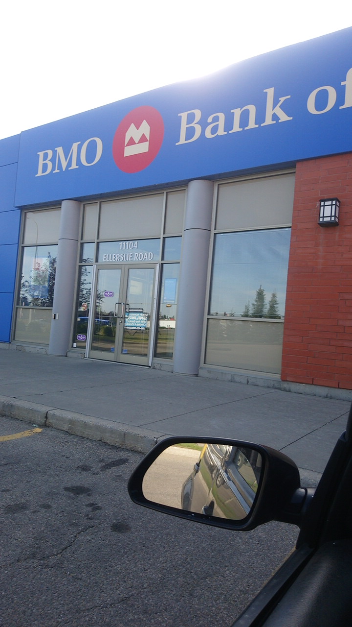 BMO Bank of Montreal | 11104 Ellerslie Rd SW, Edmonton, AB T6W 1A2, Canada | Phone: (780) 408-0904